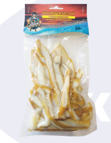 Кальмар гиганский филе-соломка горячего копчения