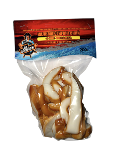 Кальмар гигантский филе-соломка горячего копчения 200г