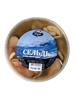 Сельдь тихоокеанская (кусок) в пряно-солевой заливке 500г